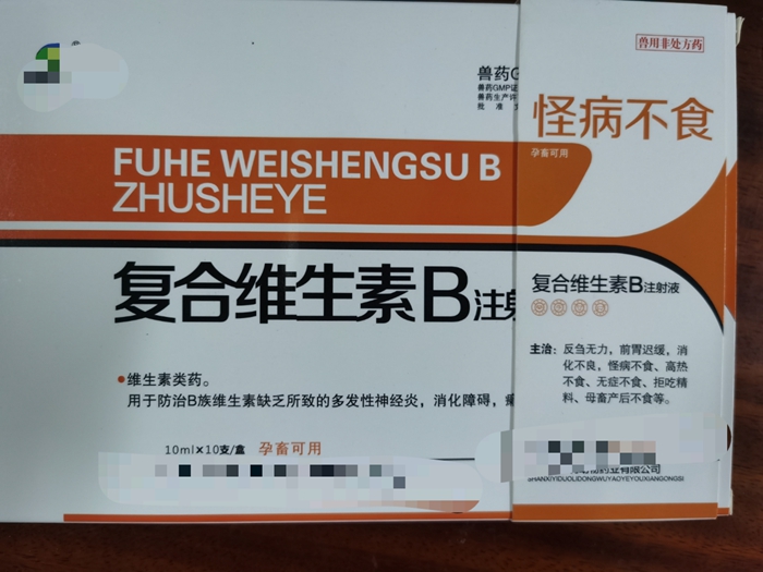 復合維生素B注射液--用于多發(fā)性神經(jīng)炎，消化障礙，癩皮病，口腔炎等